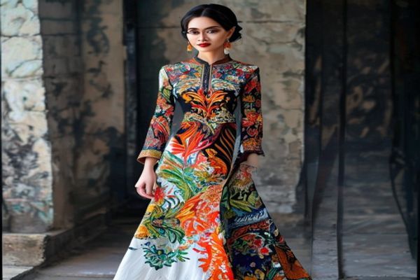 Dress Batik Lereng